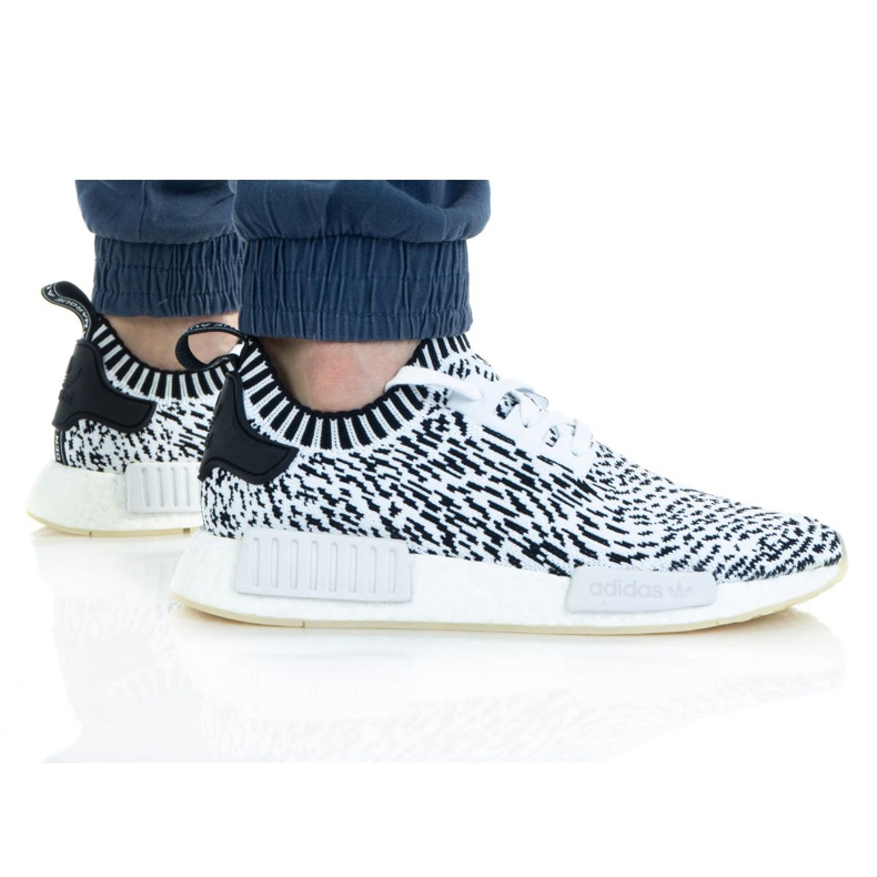 Skor adidas NMD_R1 Pk M BZ0219 vit svart