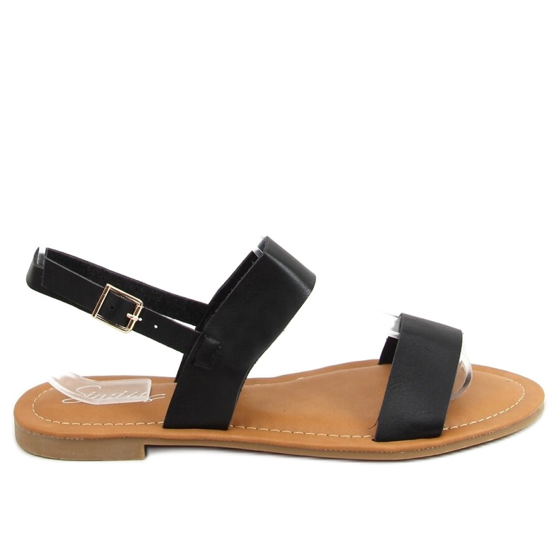 Svarta damsandaler FF-505 Svart