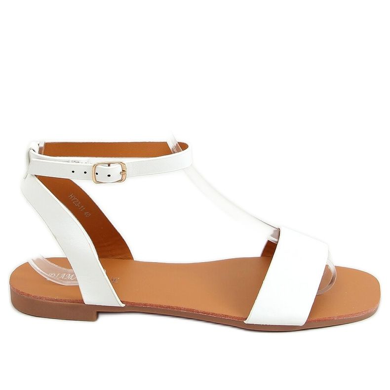 Sandaler med en kedja vit HY23-11 Vit