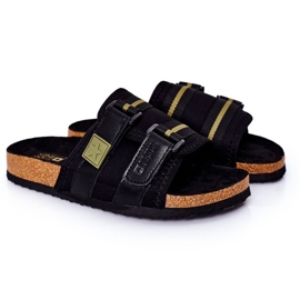 Herrprofilerade tofflor Big Star HH174058 Svart