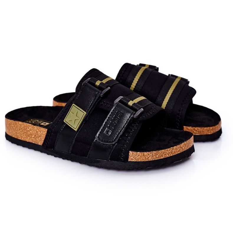 Herrprofilerade tofflor Big Star HH174058 Svart