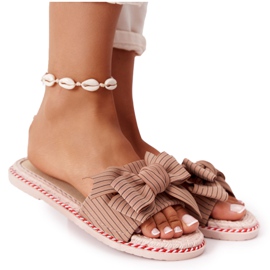 PS1 Bruna Gabriell -tofflor i gummi med rosett