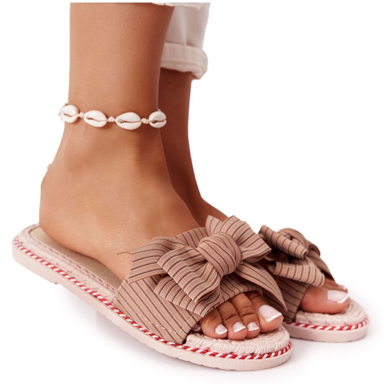 PS1 Bruna Gabriell -tofflor i gummi med rosett