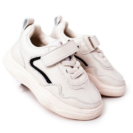 Apawwa Barnsportskor Sneakers Beige Runner
