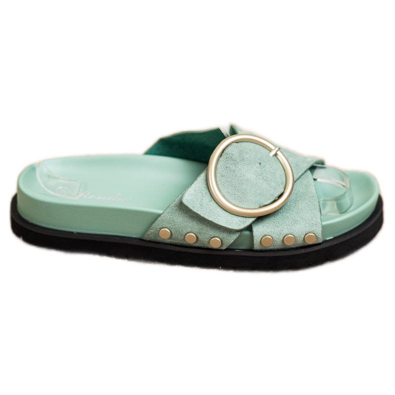 Renda Casual tofflor grön