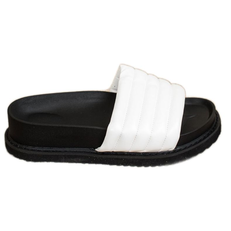 Seastar Ljusa eko läder tofflor vit