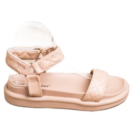 Seastar Beige sandaler med ekoläder