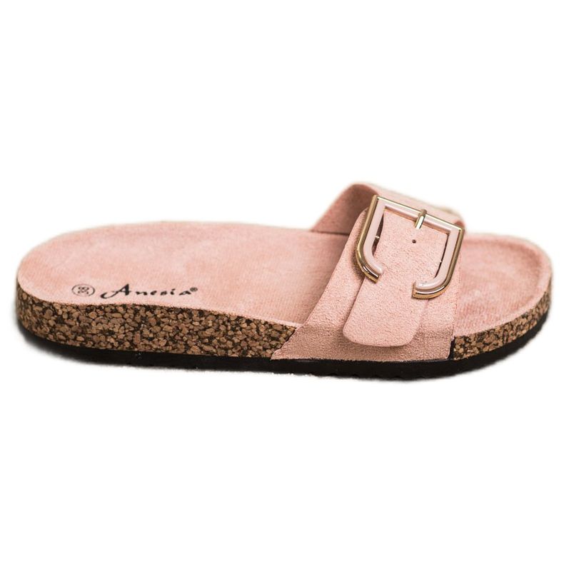 Anesia Paris Casual mocka tofflor rosa