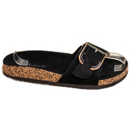 Anesia Paris Casual mocka tofflor svart