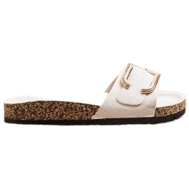 Anesia Paris Casual mocka tofflor beige