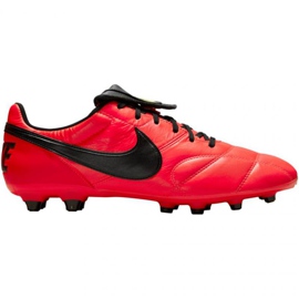 Nike The Premier Ii Fg M 917803 607 fotbollsskor röd apelsiner och röda
