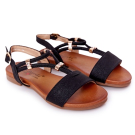 S.Barski Barnsandaler S. Bararski Comfort Svart