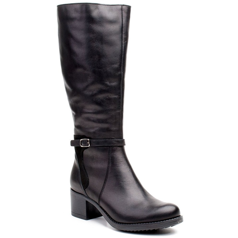 Marco Shoes Bekväma damstövlar 0928K för frostiga dagar svart