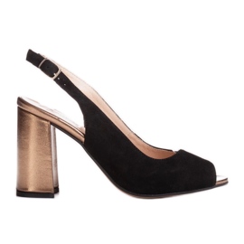 Marco Shoes Svarta sandaler 1096P Marco