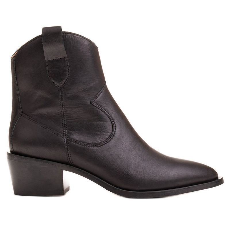 Marco Shoes Svarta cowboystövlar 1403B Marco