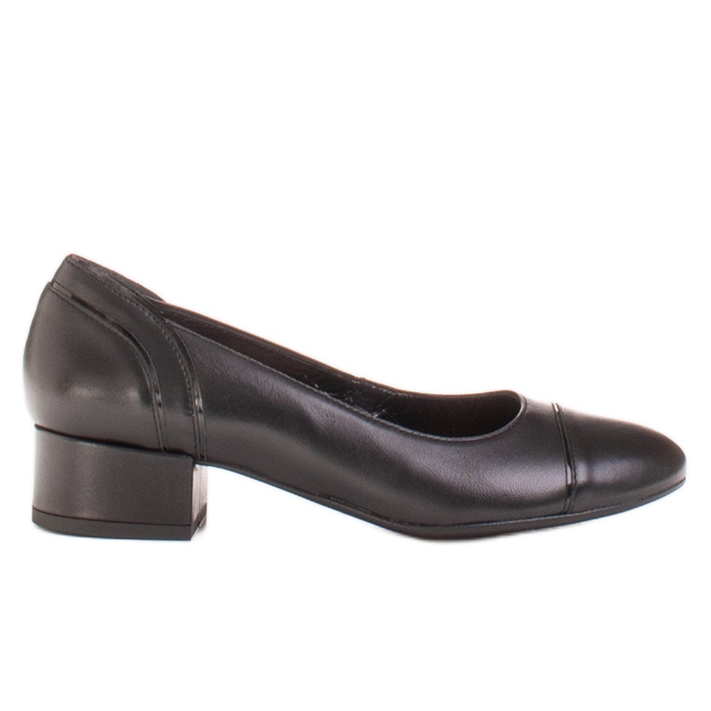 Radoskór Klassiska svarta dampumpar för en bredare fot