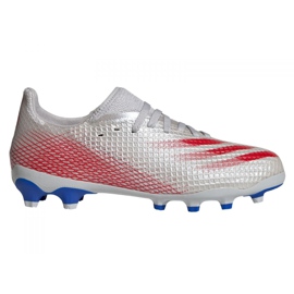 Adidas Jr X Ghosted.3 Mg Jr FY7290 skor mångfärgad grå