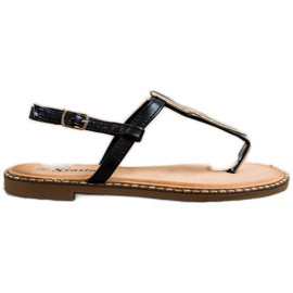 Seastar Flip-flops sandaler med prydnad svart