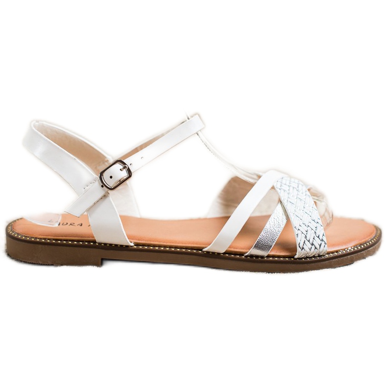 Laura Mode Casual sandaler vit