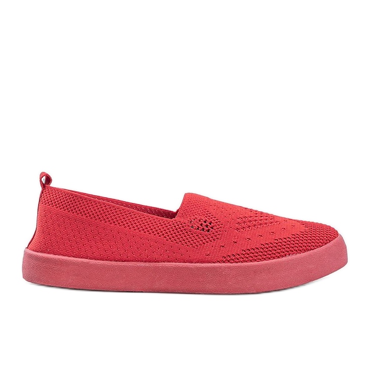 Moab Red Openwork Slip On Sneakers röd