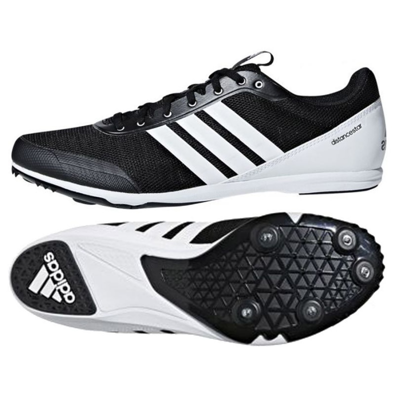 Adidas Distancestar M AQ0213 löparpikar vit svart