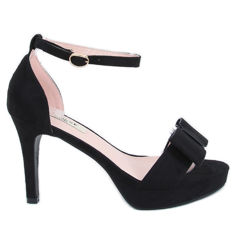 Svart 9R32 Svart platå sandaler