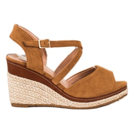 Sixth Sense Bruna sandaler på en kil