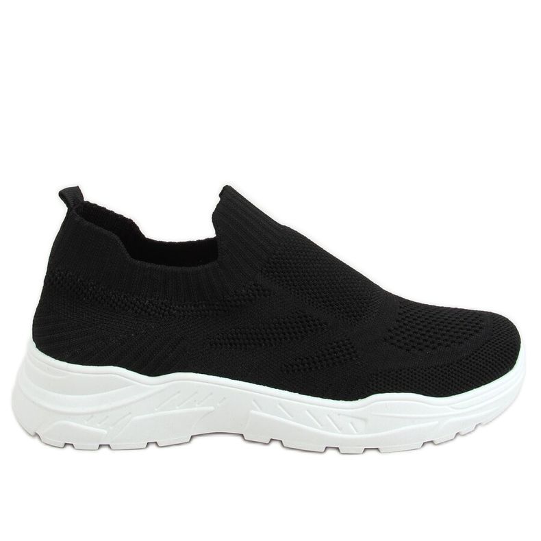 Svart LA172P Svarta strumpor sportskor