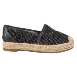 Coura Flätad Espadrilles svart