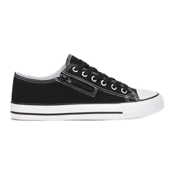 Damskor med dragkedja Svart Malani