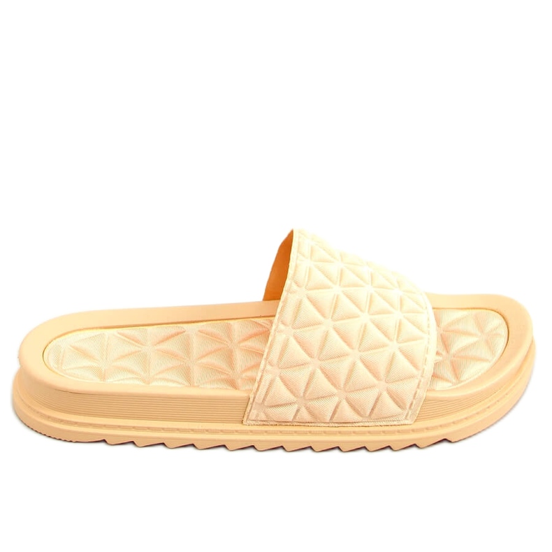 Beige tofflor för kvinnor 10-251 Beige