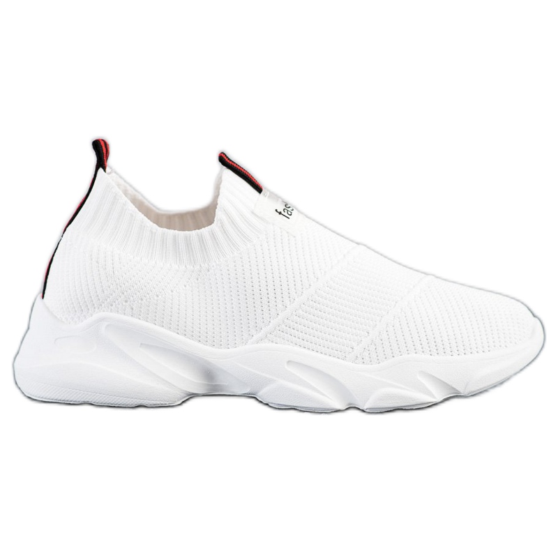 SHELOVET White Fashion Slip-On Sneakers vit