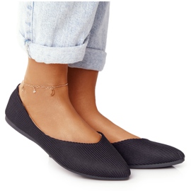 Delikat Ballerina I Spitz Vinceza 2187 Svart