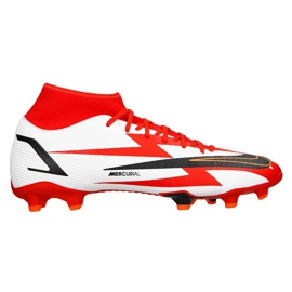 Nike Superfly 8 Academy CR7 Mg M DB2854-600 fotbollsskor grå / silver, vit, röd vit