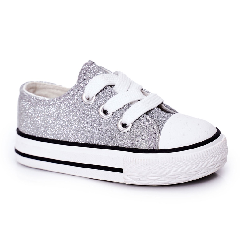 Barns glitter silver sneakers 888-1b silver-