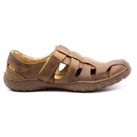 Polbut Mäns öppningsskor 237 för sommarbrun