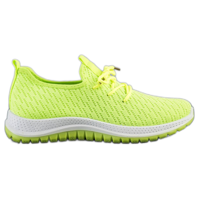 SHELOVET Neon sneakers grön