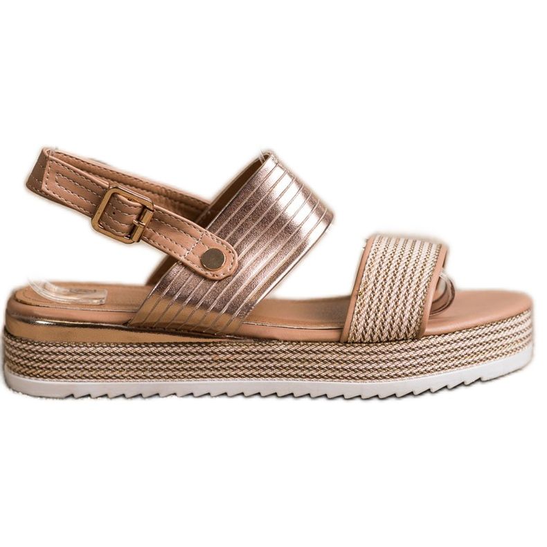 SHELOVET Sandaler på plattformen gyllene