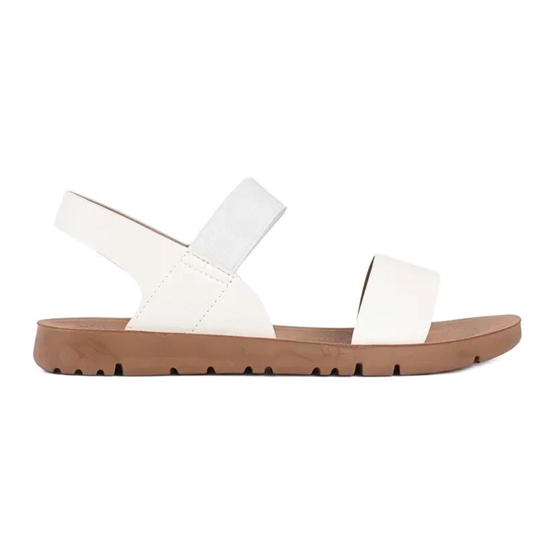 Cm Paris Klassiska sandaler med spänne vit