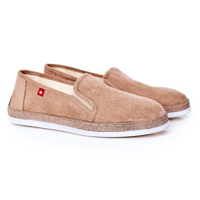 Mäns mocka Espadrilles Big Star HH176003 Beige