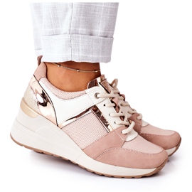 Wedge Sneakers Vinceza 10606 Rosa