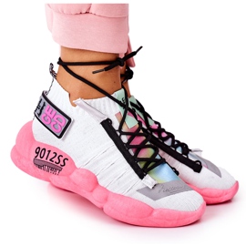 PS1 Kvinnors sportskor Sneakers White-Pink Bubble Tea vit rosa
