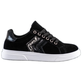 SHELOVET Mocka sneakers svart