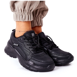 Kvinnors sportskor Big Star Black EE274462 svart