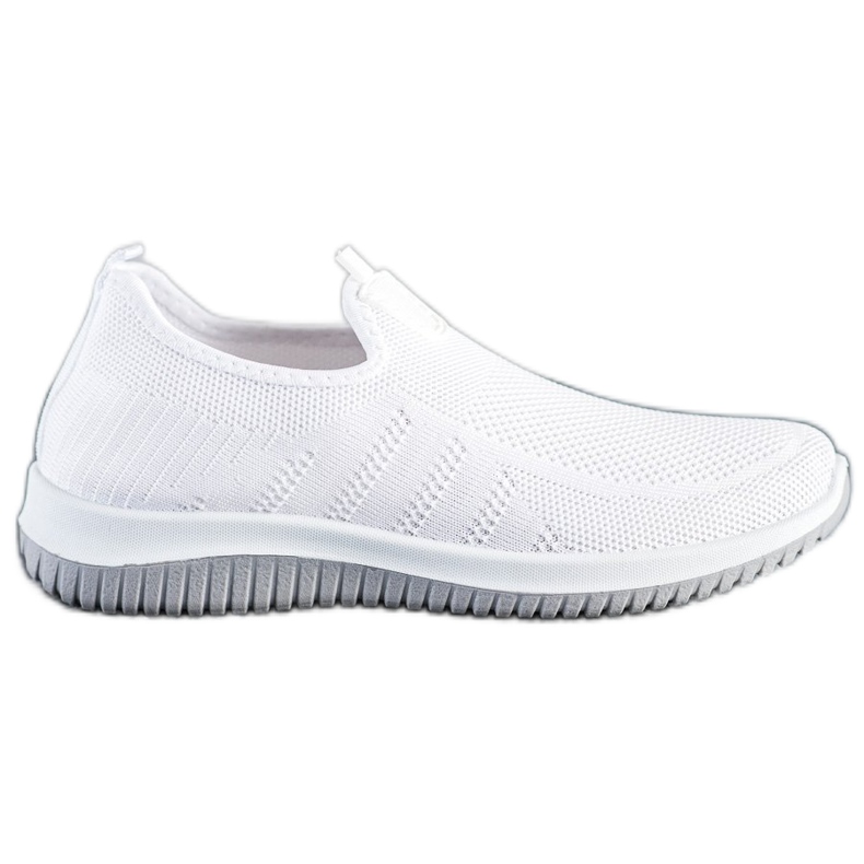 SHELOVET Slip-on sportskor vit
