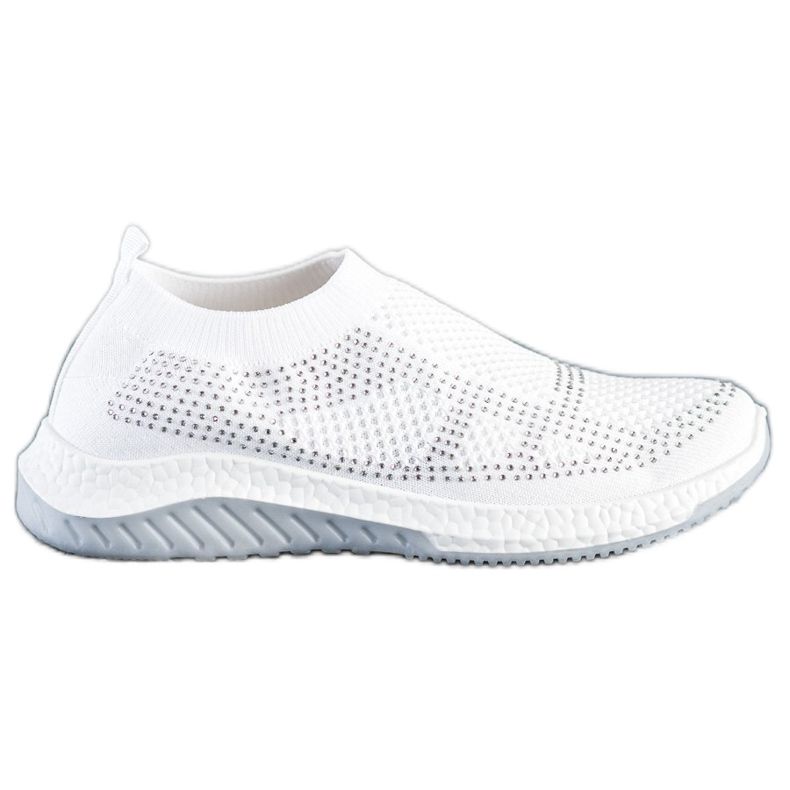 SHELOVET Slip-on sneakers vit