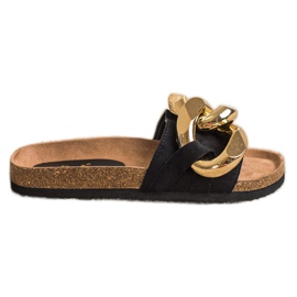 Sabatina Mode tofflor svart