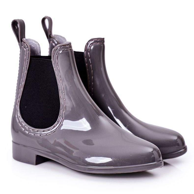 Barn Galoshes Jodhpur stövlar Grå Lily
