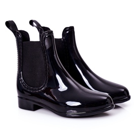 Barn Galoshes Black Jodhpur stövlar Lily svart