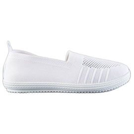 SHELOVET Openwork Slipons vit